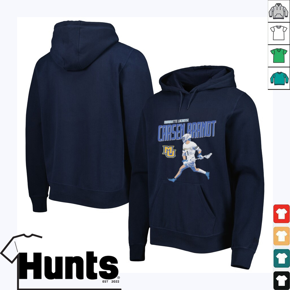 Carsen Brandt Marquette lacrosse graphic shirt Carsen Brandt Marquette lacrosse graphic shirt