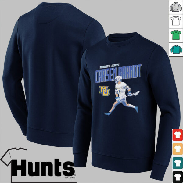 Carsen Brandt Marquette lacrosse graphic shirt