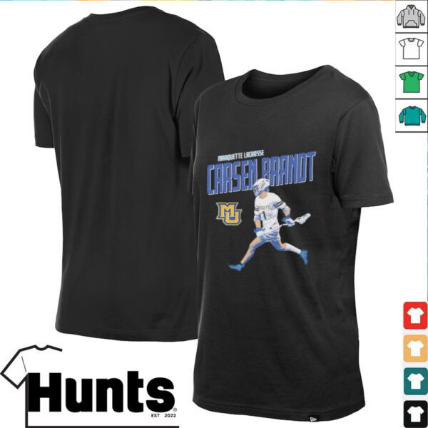 Carsen Brandt Marquette lacrosse graphic shirt