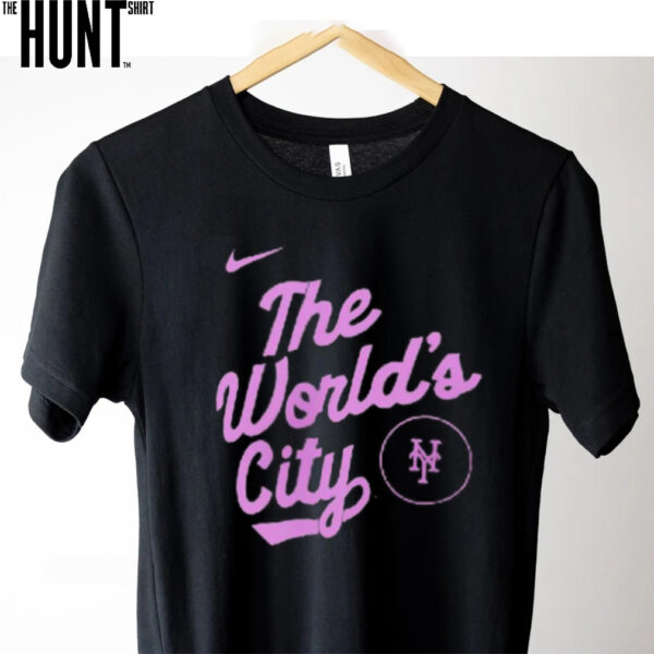 New York Mets The World’s City 2025 City Connect shirt