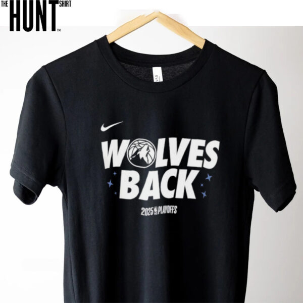 Wolves back Minnesota Timberwolves 2025 NBA Playoffs shirt