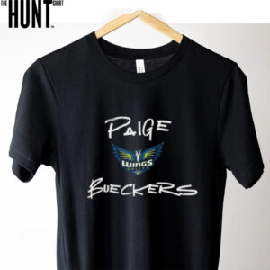 Dallas Wings Paige Bueckers round21 2025 WNBA Draft Name & Number T Shirt
